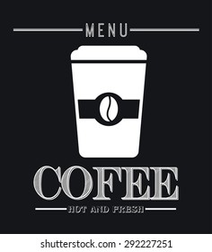 delicious coffee design, vector illustration eps10 graphic 