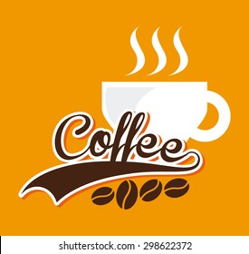 delicious coffee design, vector illustration eps10 graphic 