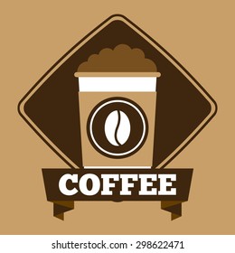 delicious coffee design, vector illustration eps10 graphic 