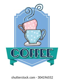 delicious coffee design, vector illustration eps10 graphic 