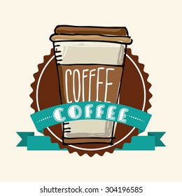 delicious coffee design, vector illustration eps10 graphic 