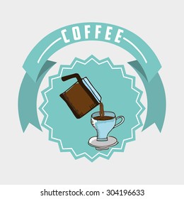 delicious coffee design, vector illustration eps10 graphic 