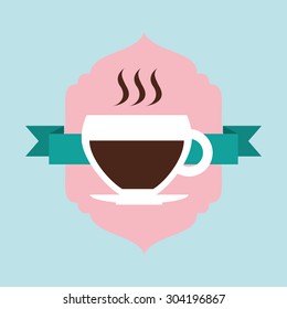 delicious coffee design, vector illustration eps10 graphic 