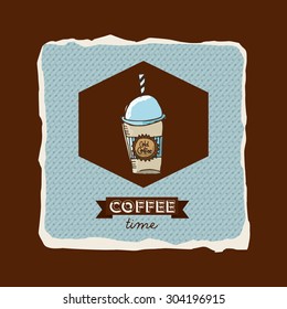 delicious coffee design, vector illustration eps10 graphic 