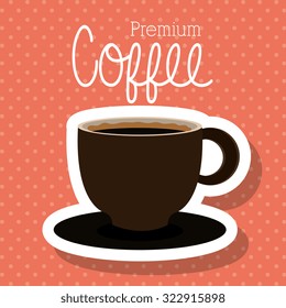 delicious coffee design, vector illustration eps10 graphic 