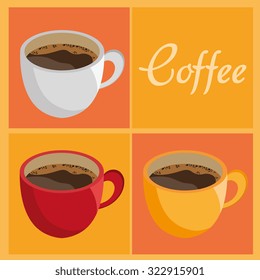 delicious coffee design, vector illustration eps10 graphic 
