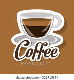 delicious coffee design, vector illustration eps10 graphic 