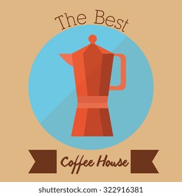 delicious coffee design, vector illustration eps10 graphic 