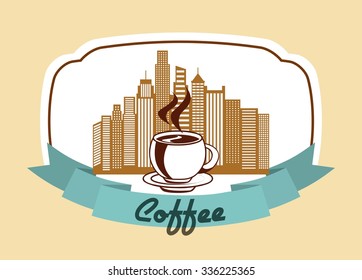delicious coffee design, vector illustration eps10 graphic 