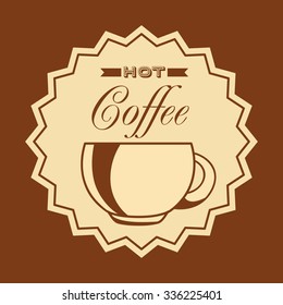 delicious coffee design, vector illustration eps10 graphic 
