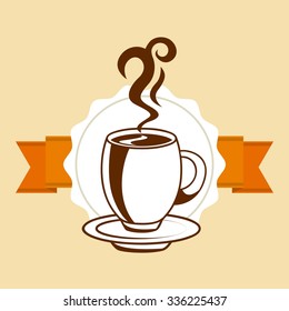 delicious coffee design, vector illustration eps10 graphic 