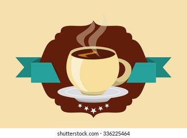 delicious coffee design, vector illustration eps10 graphic 