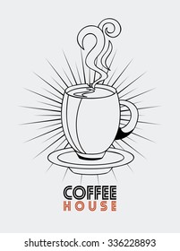delicious coffee design, vector illustration eps10 graphic 
