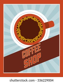 delicious coffee design, vector illustration eps10 graphic 