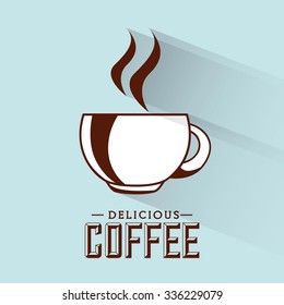 delicious coffee design, vector illustration eps10 graphic 