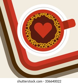 delicious coffee design, vector illustration eps10 graphic 