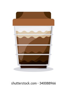 delicious coffee design, vector illustration eps10 graphic 