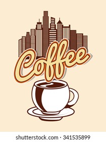 delicious coffee design, vector illustration eps10 graphic 