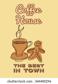 delicious coffee design, vector illustration eps10 graphic 