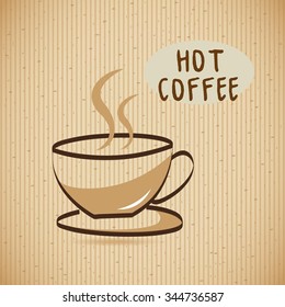 delicious coffee design, vector illustration eps10 graphic 
