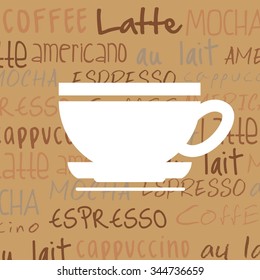 delicious coffee design, vector illustration eps10 graphic 
