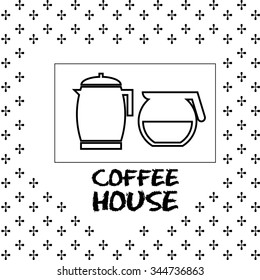 delicious coffee design, vector illustration eps10 graphic 