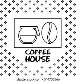 delicious coffee design, vector illustration eps10 graphic 