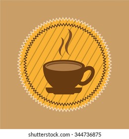 delicious coffee design, vector illustration eps10 graphic 