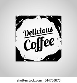 delicious coffee design, vector illustration eps10 graphic 