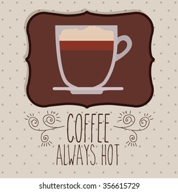 delicious coffee design, vector illustration eps10 graphic 