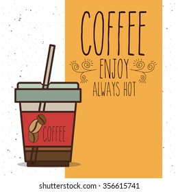 delicious coffee design, vector illustration eps10 graphic 