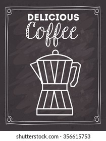 delicious coffee design, vector illustration eps10 graphic 
