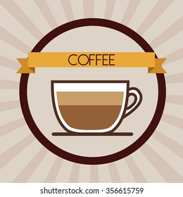 delicious coffee design, vector illustration eps10 graphic 