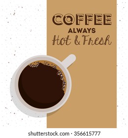 delicious coffee design, vector illustration eps10 graphic 