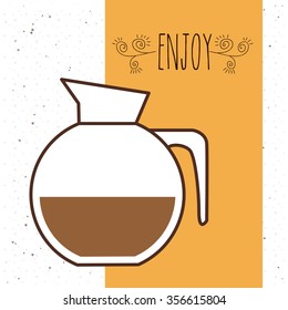 delicious coffee design, vector illustration eps10 graphic 