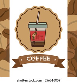 delicious coffee design, vector illustration eps10 graphic 