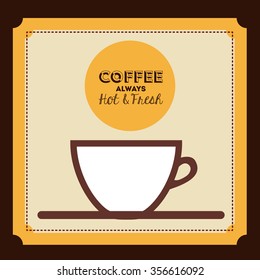delicious coffee design, vector illustration eps10 graphic 