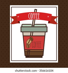 delicious coffee design, vector illustration eps10 graphic 