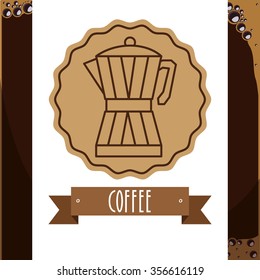 delicious coffee design, vector illustration eps10 graphic 