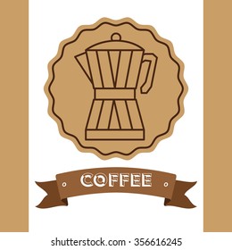 delicious coffee design, vector illustration eps10 graphic 