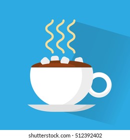 delicious coffee drink icon vector illustration design