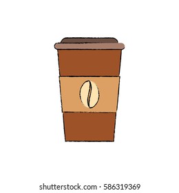 Delicious coffee drink icon vector illustration graphic design