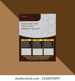 Delicious Coffee Flyer Template design
