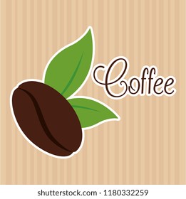 delicious coffee grains poster