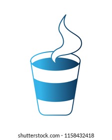 delicious coffee isolated icon