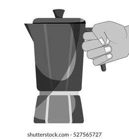 delicious coffee kettle drink