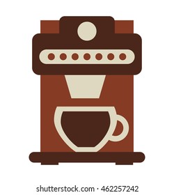 delicious coffee silhouette icon vector illustration design