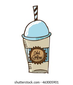 delicious coffee silhouette icon vector illustration design