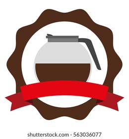 delicious coffee teapot icon