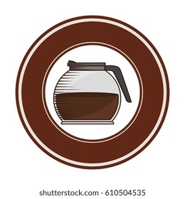 delicious coffee teapot icon
